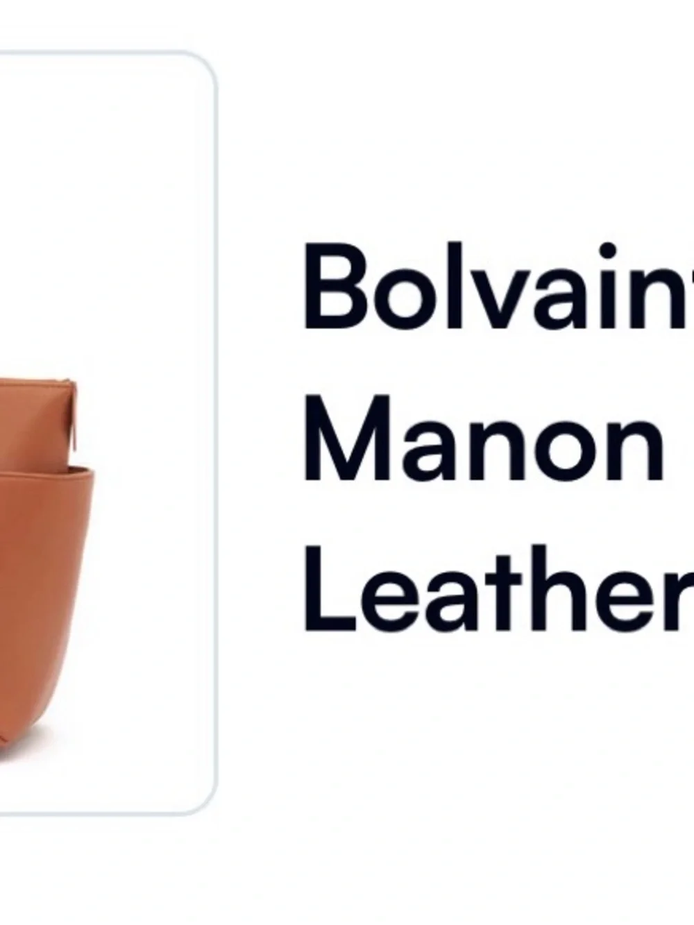 Bolvaint Tan Leather Tote Bag - Manon Leather - Picture 2 of 4